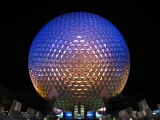 Spaceship_Earth_at_night