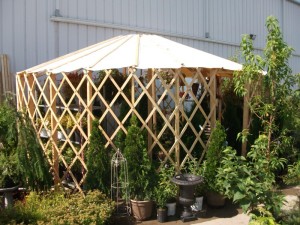 Simplified yurt structure