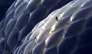 The Eden Biodome Project in Cornwall, U.K.