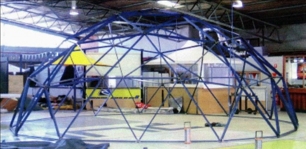 Figure 1: Dome Dimensions geodesic dome 