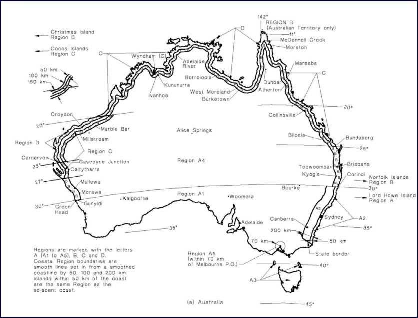 Figure 9: Wind speed regions