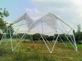 Gum pole Geodesic dome in Zimbabwe