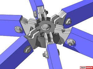 To download a SketchUp model of this hub, click on the image