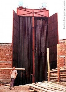 Oven to smoke bamboo