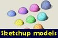 Sketchup geodesic models