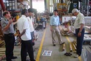 testing the bamboo at NTU engineering lab....with prof li bing....