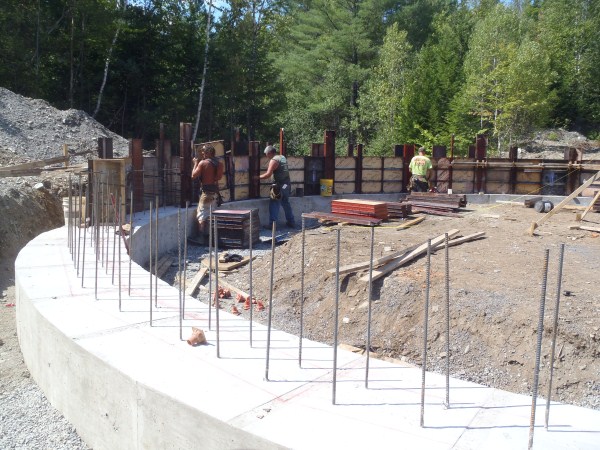 Geodesic Dome foundation in Vermont