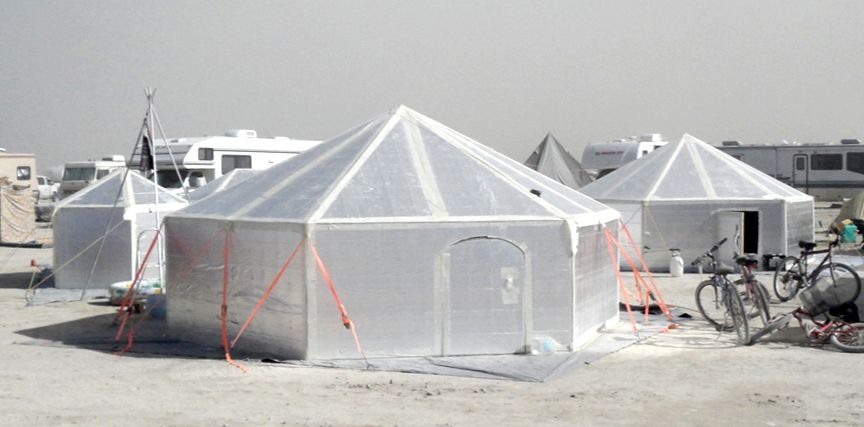 Burning man hotsell yurt