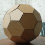 Geodesic dome cardboard model